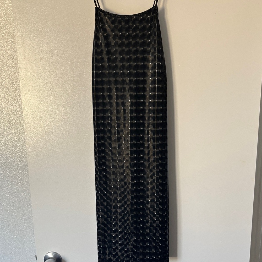 Better Be Black Velvet Mini Dress